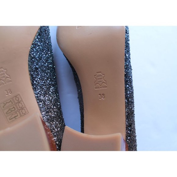 Miista Taissa Pump Morning Sky Glitter Size EU 38/ US 7.5 Anthropologie - Picture 8 of 10